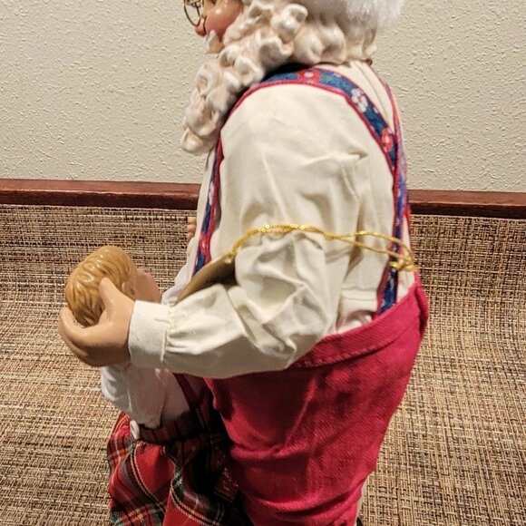 Clothtique Possible Dreams - Santa Claus Dancing with Girl -Christmas Dance - Picture 6 of 13